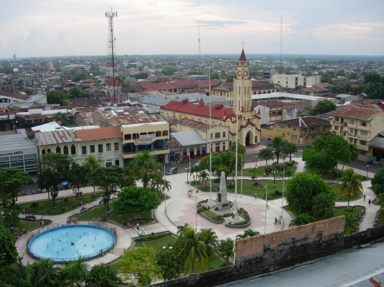 main square Iquitos Perou